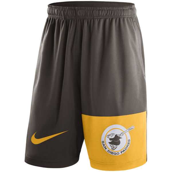 Men's San Diego Padres Nike Brown Cooperstown Collection Dry Fly Shorts FengYun,We sell and wholesale Men's San Diego Padres Nike Brown Cooperstown Collection Dry Fly Shorts FengYun on line form chian!